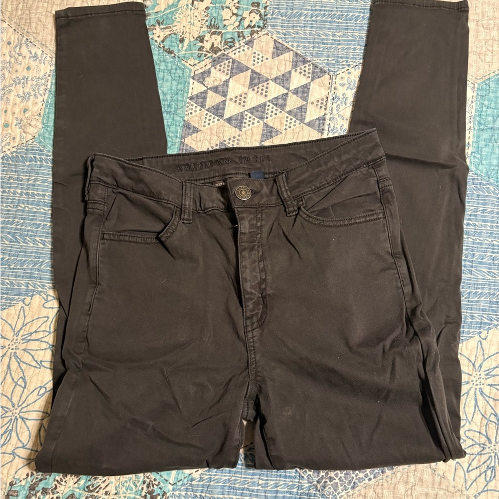 American Eagle Outfitters Women's Black Skinny Pants